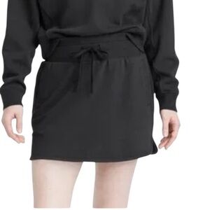 Joy lab Women’s French Terry High Rise Skort Black Sz Medium